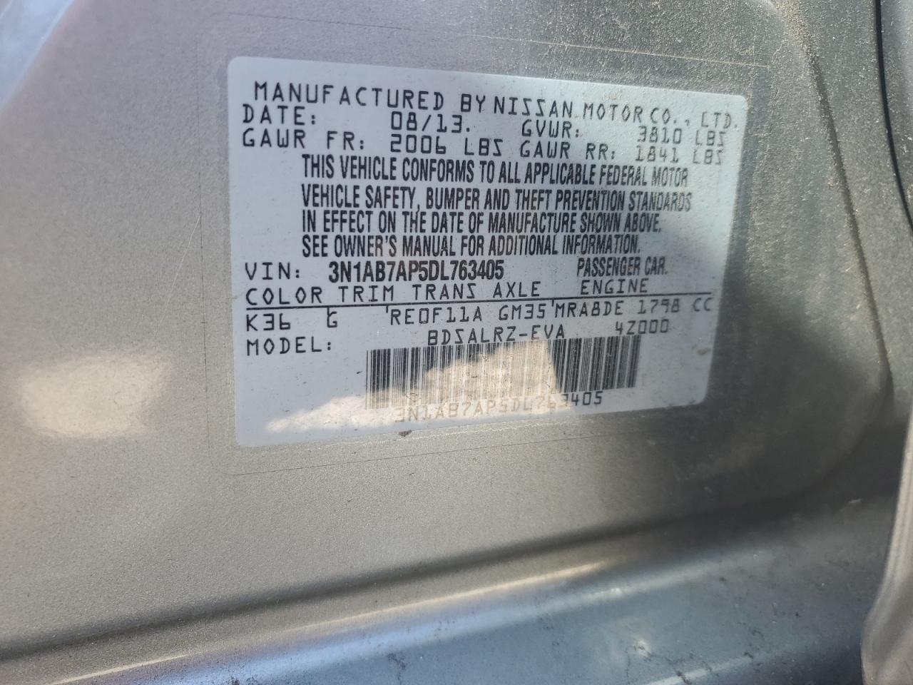 2013 Nissan Sentra - Image 13