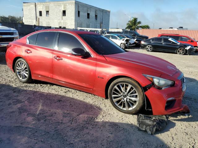  INFINITI Q50 2021 Czerwony