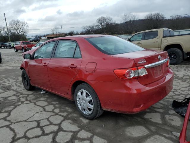  TOYOTA COROLLA 2013 Czerwony