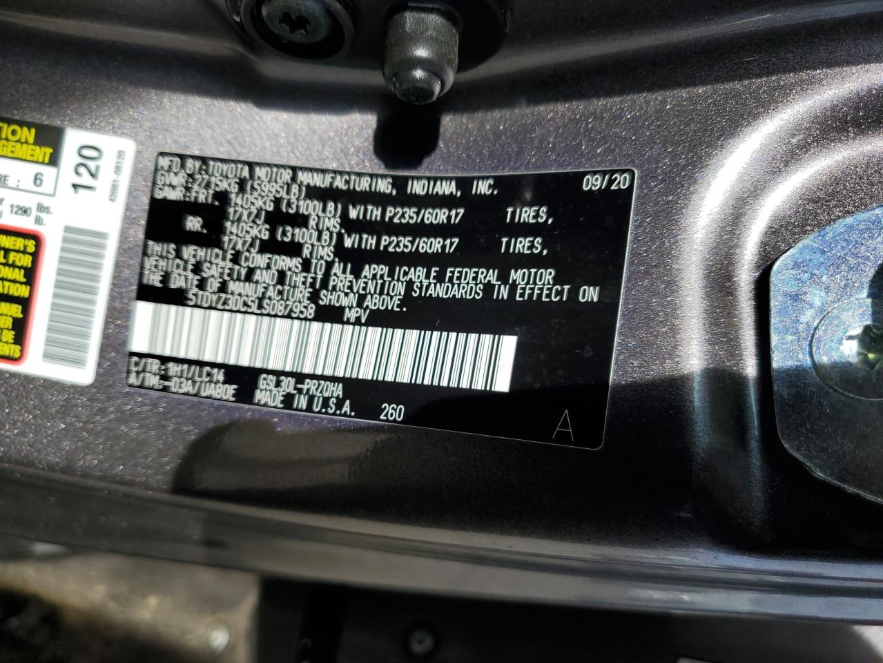 2020 Toyota Sienna - Image 13