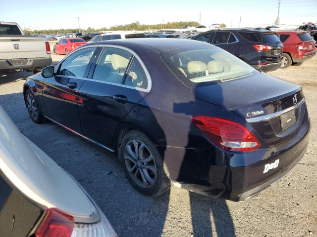 Sedans MERCEDES-BENZ C-CLASS 2016 Granatowy