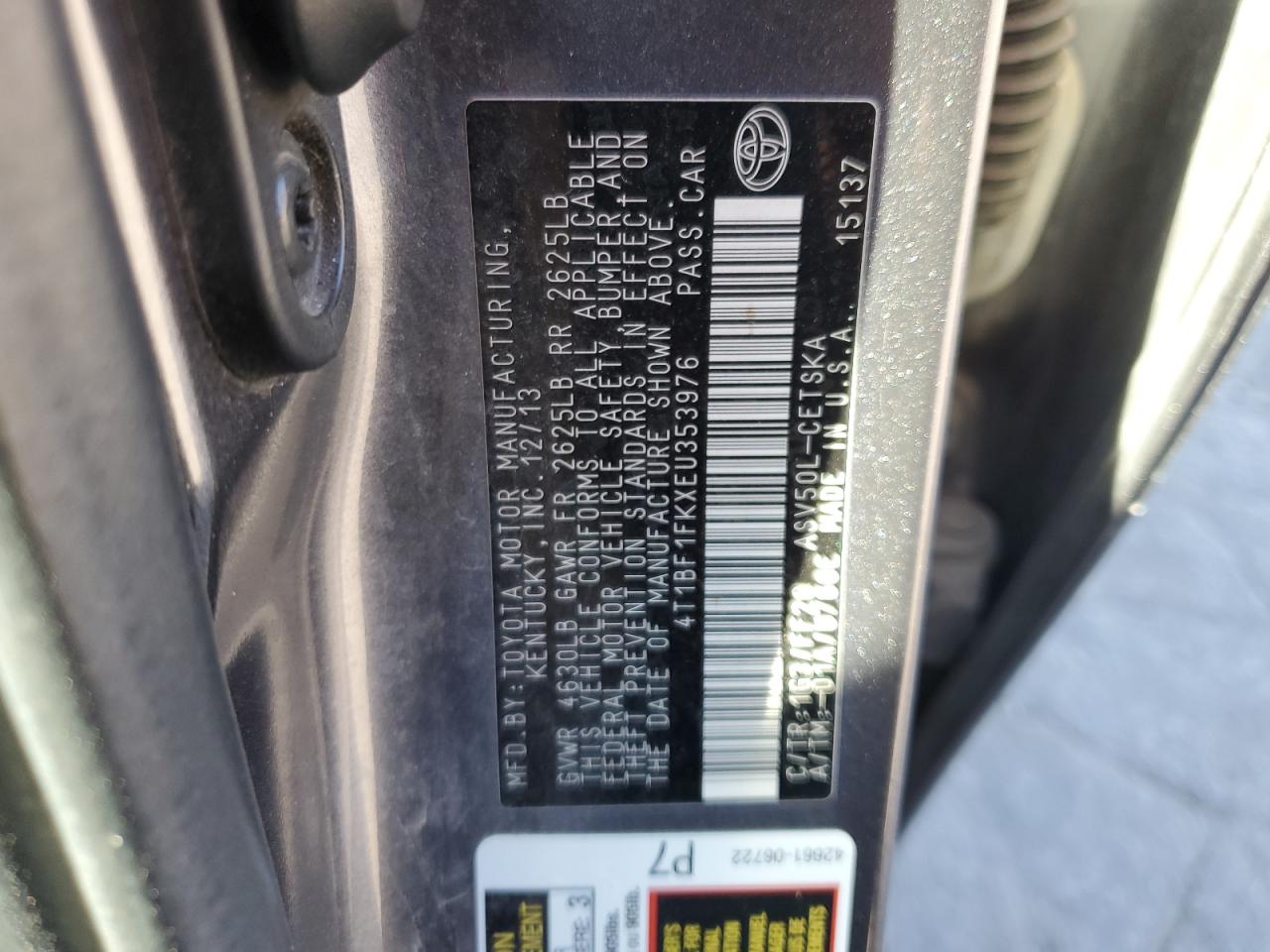 2014 Toyota Camry - Image 12