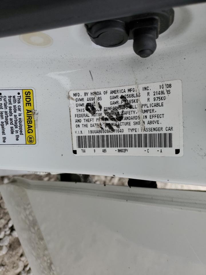 2009 Acura Tl VIN: 19UUA86509A011640 Lot: 84873544