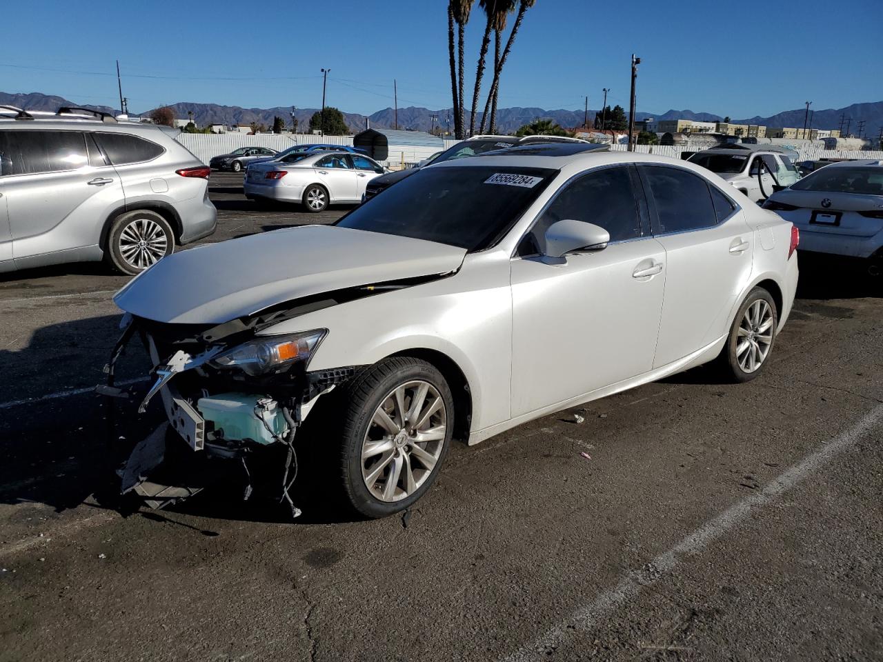 VIN JTHBA1D27G5011595 2016 LEXUS IS no.1