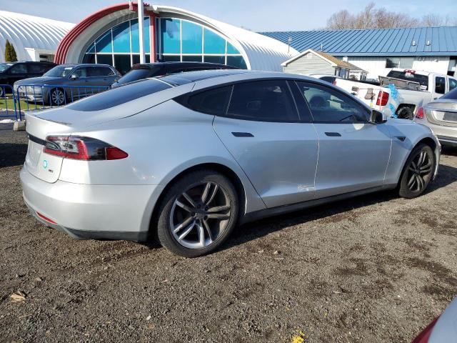 Hatchbacks TESLA MODEL S 2013 Srebrny