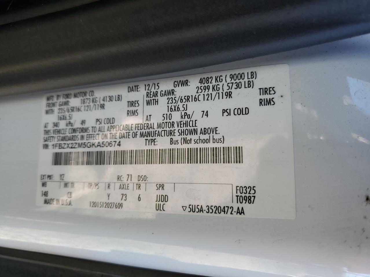 2016 Ford Transit - Image 13
