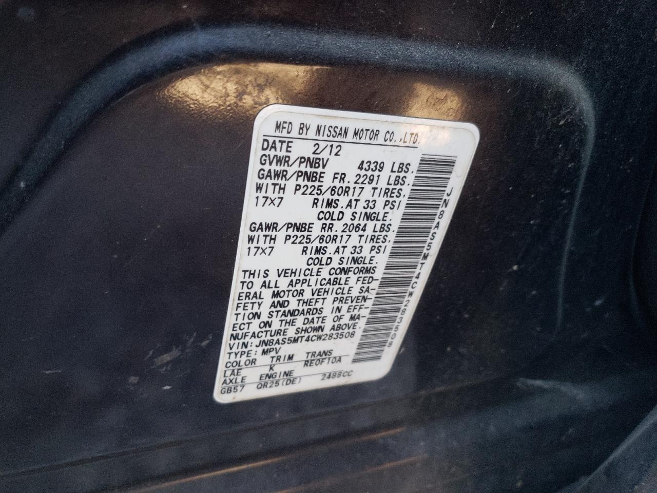 2012 Nissan Rogue - Image 12