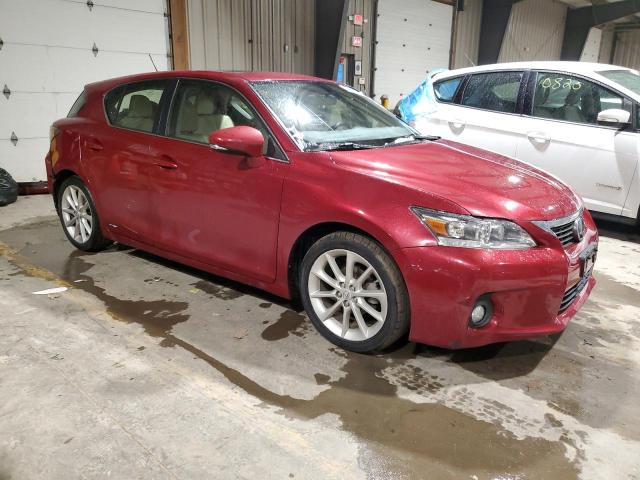  LEXUS CT 200 2012 Czerwony