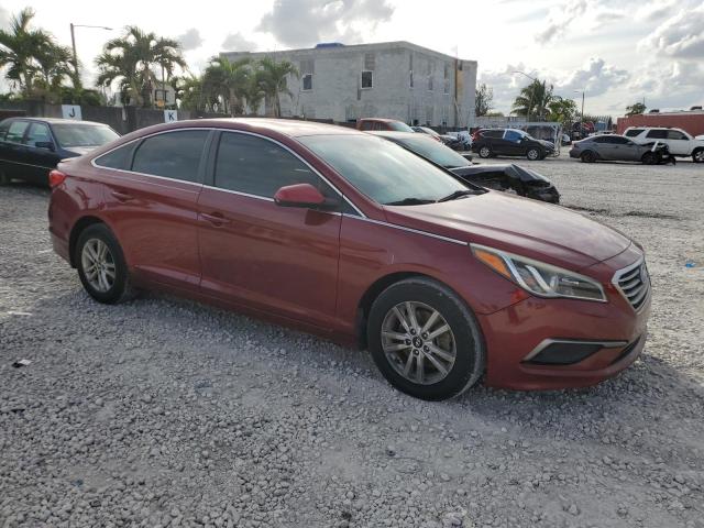 Sedans HYUNDAI SONATA 2016 Red