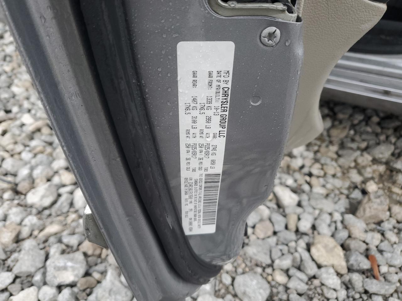 2014 Chrysler Town & Country Touring VIN: 2C4RC1BG1ER176602 Lot: 87251534