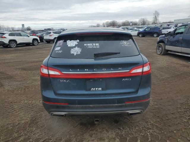  LINCOLN MKX 2016 Синий