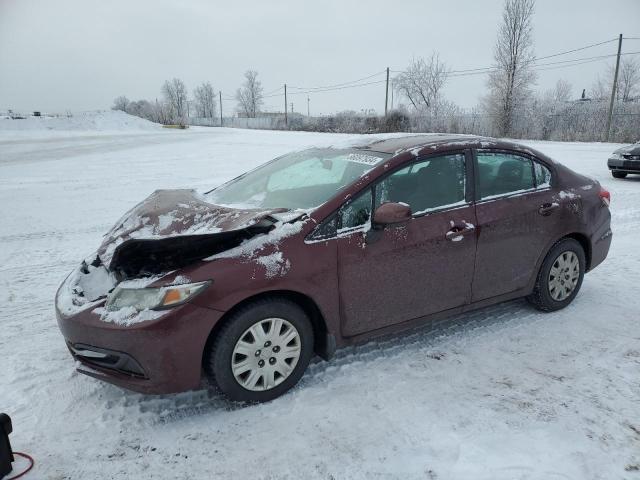  HONDA CIVIC 2013 Burgundy