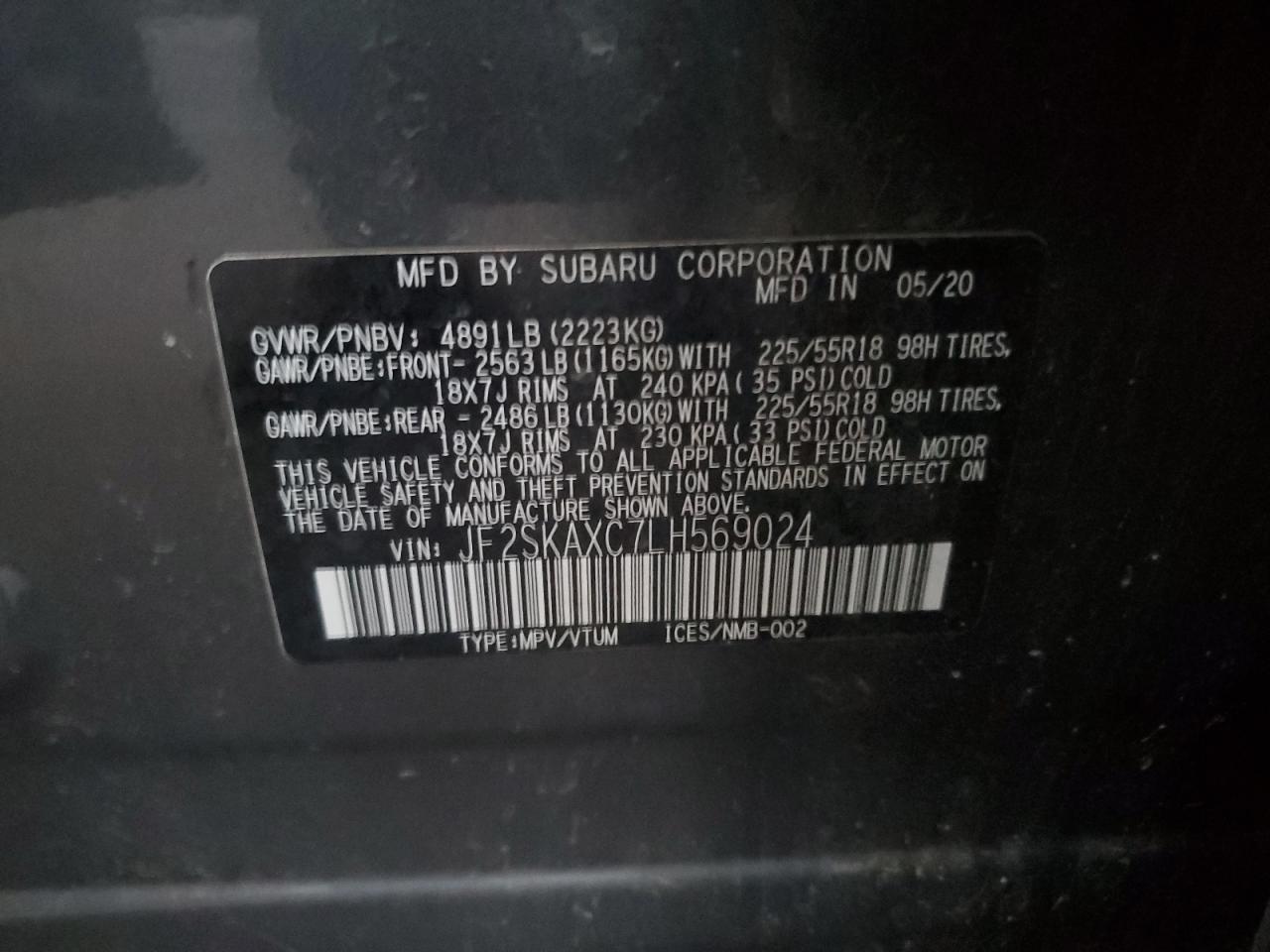 2020 Subaru Forester - Image 13