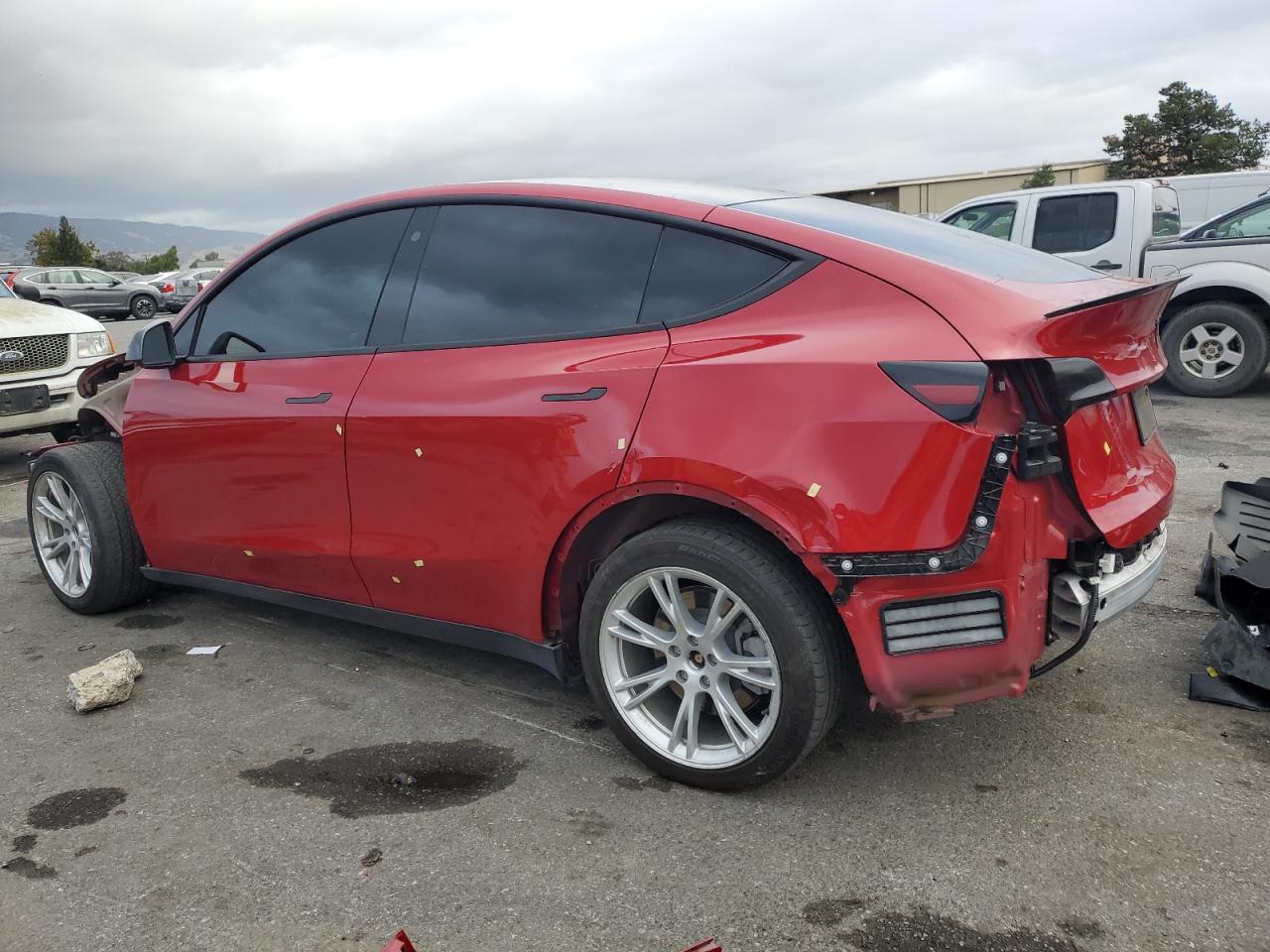 VIN 5YJYGDEE5MF071941 2021 TESLA MODEL Y no.2