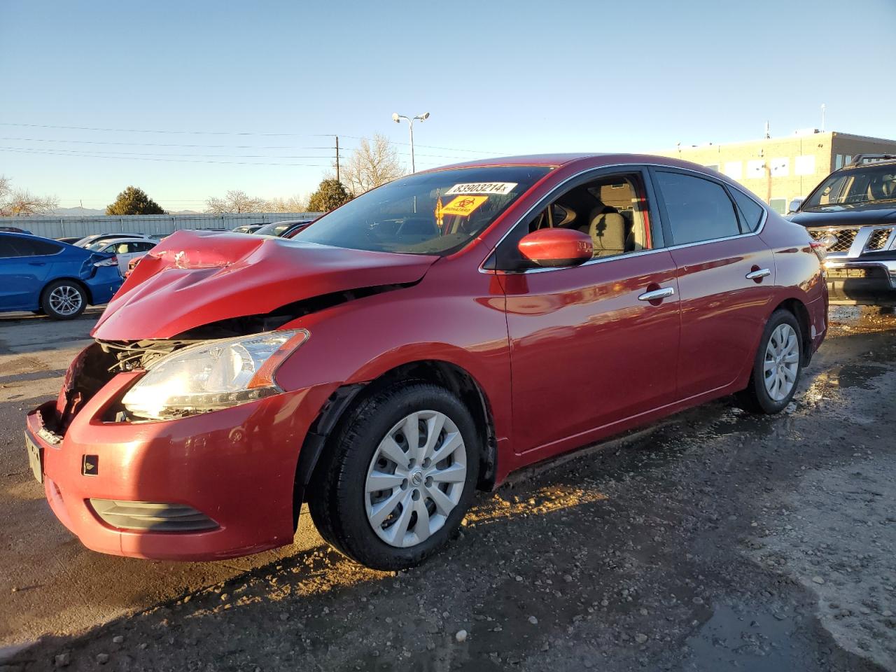 VIN 3N1AB7AP6DL619992 2013 NISSAN SENTRA no.1