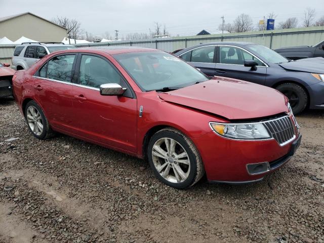  LINCOLN MKZ 2012 Czerwony