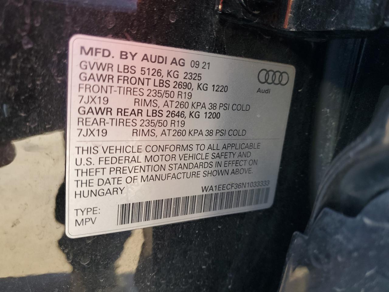 2022 Audi Q3 - Image 13