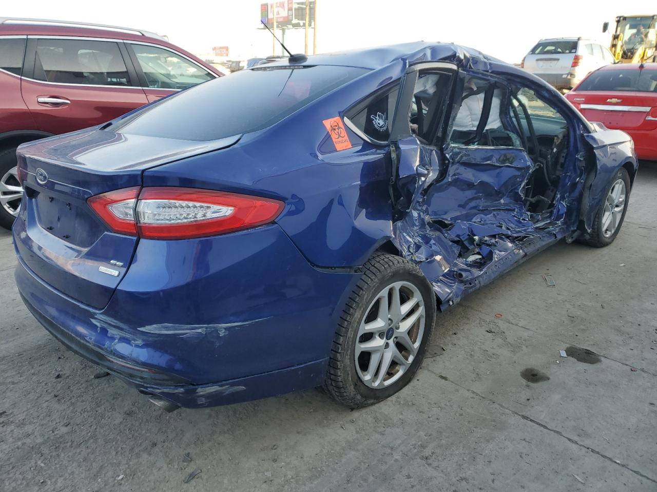 VIN 3FA6P0HD8ER283841 2014 FORD FUSION no.3