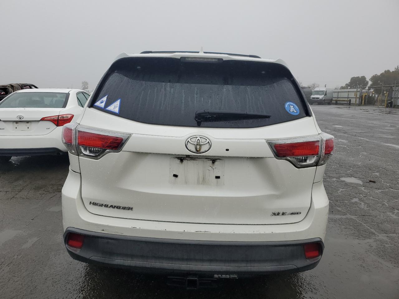 VIN 5TDJKRFH8ES052934 2014 TOYOTA HIGHLANDER no.6