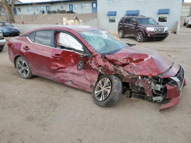  NISSAN SENTRA 2022 Czerwony