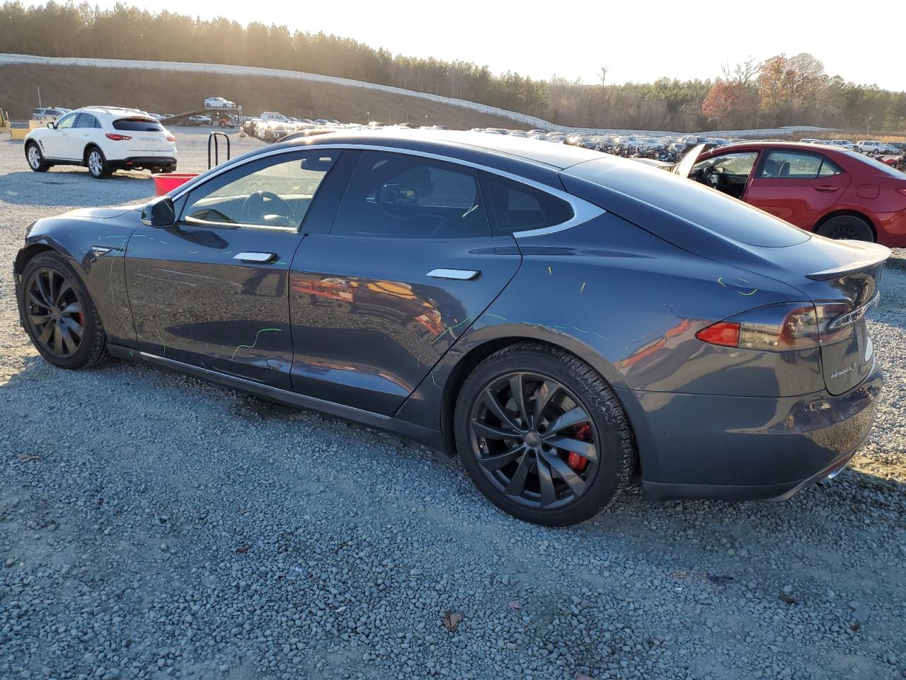 VIN 5YJSA1H26EFP62601 2014 TESLA MODEL S no.2