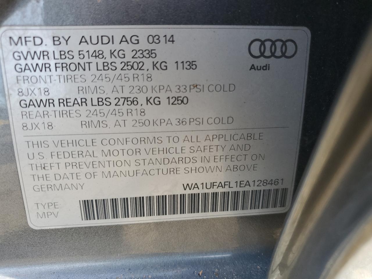 2014 Audi A4 - Image 12