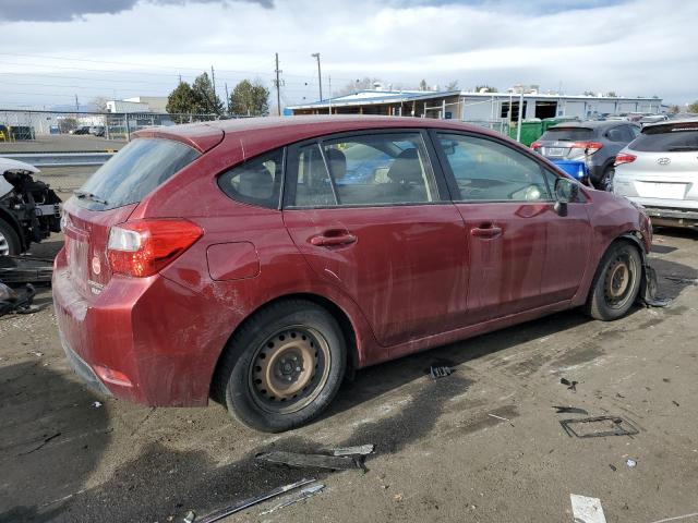 Crossovers SUBARU IMPREZA 2016 Bordowy