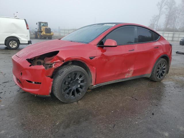  TESLA MODEL Y 2021 Czerwony