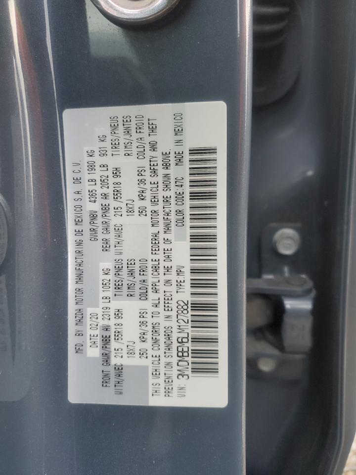 VIN 3MVDMBEM6LM127882 2020 MAZDA CX30 no.14