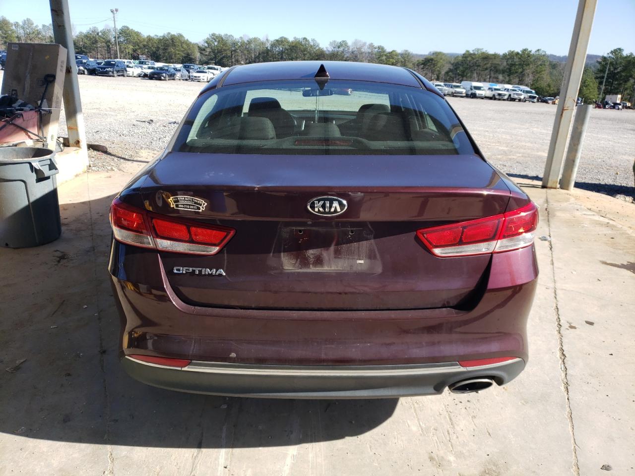 VIN 5XXGT4L33GG076128 2016 KIA OPTIMA no.6