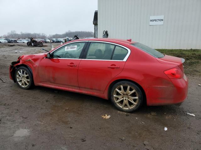  INFINITI G37 2012 Червоний