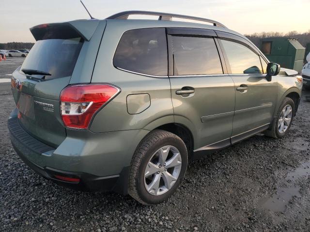  SUBARU FORESTER 2015 Zielony