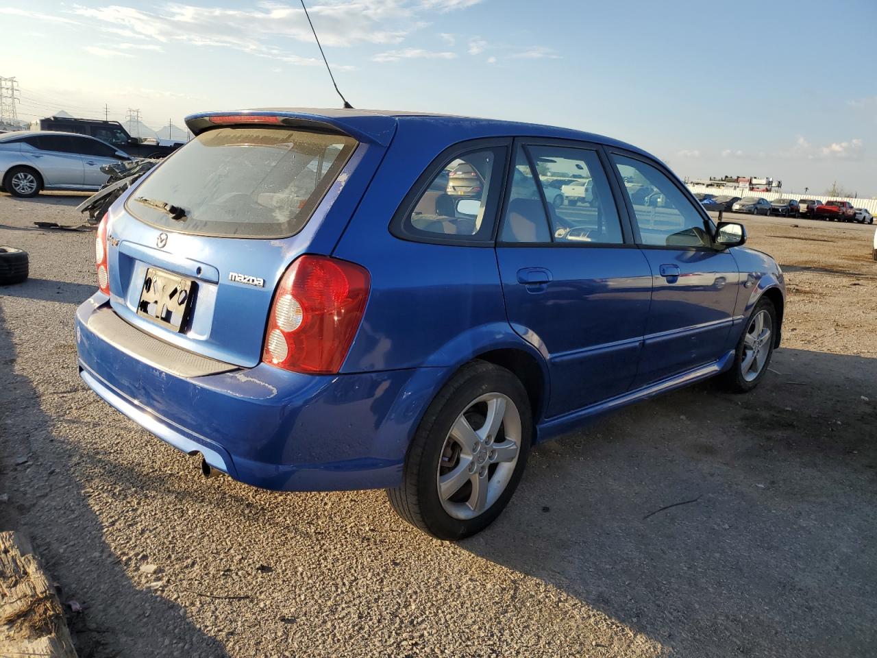 2003 Mazda Protege Pr5 blue null gas JM1BJ246331215385 photo #4