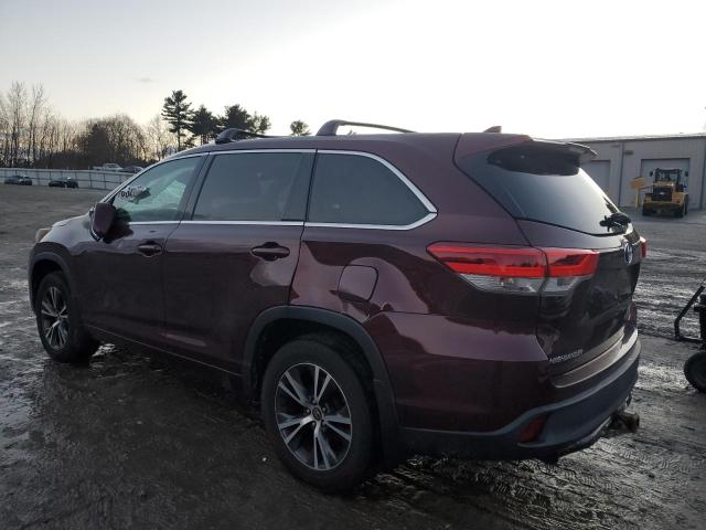  TOYOTA HIGHLANDER 2017 Burgundy