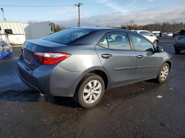 Sedans TOYOTA COROLLA 2016 Szary