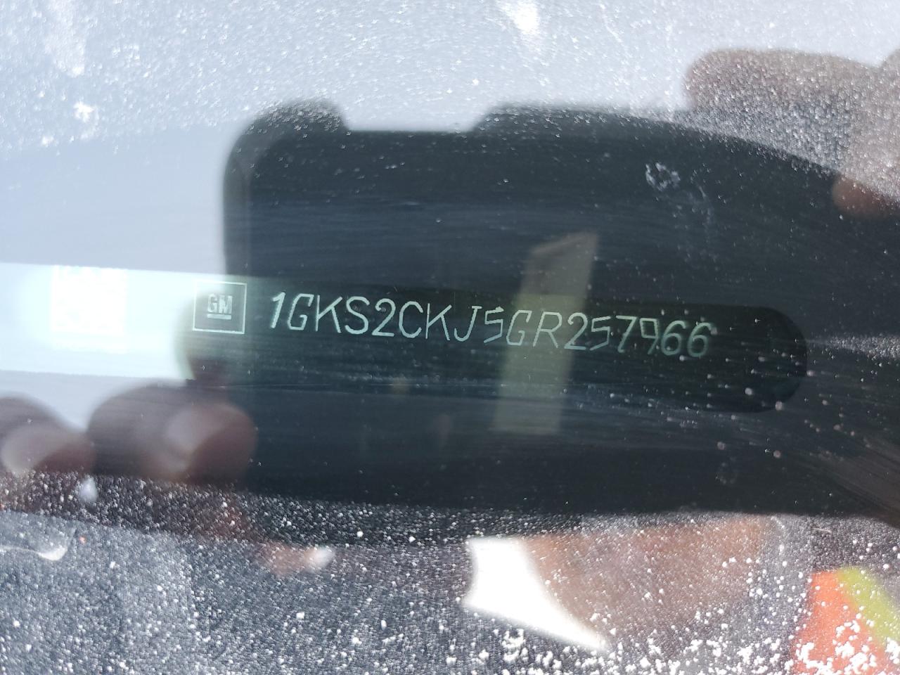 2016 GMC Yukon Denali VIN: 1GKS2CKJ5GR257966 Lot: 82954834