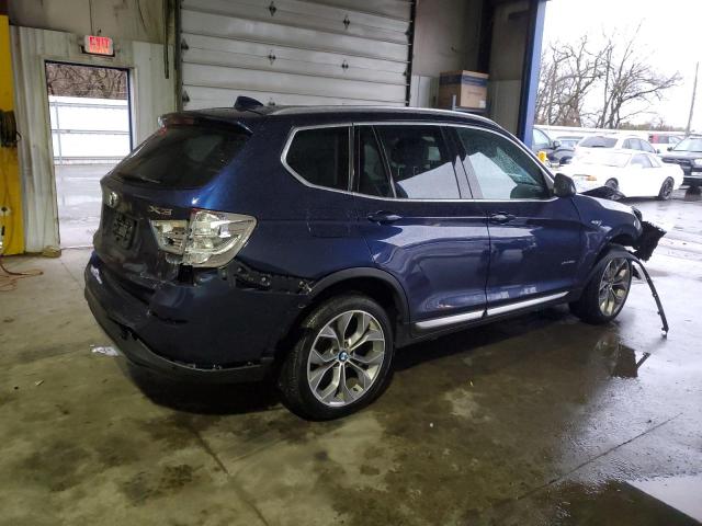  BMW X3 2016 Синий