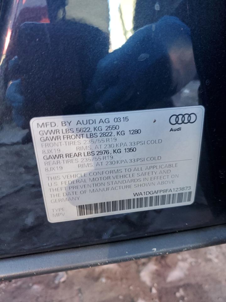 VIN WA1DGAFP8FA123873 2015 AUDI Q5 no.13