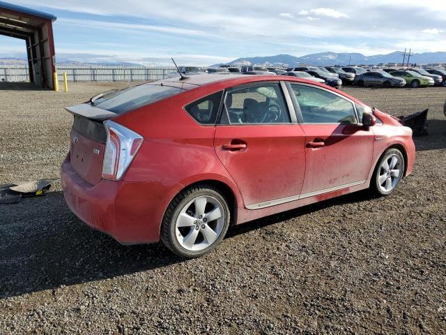  TOYOTA PRIUS 2013 Czerwony