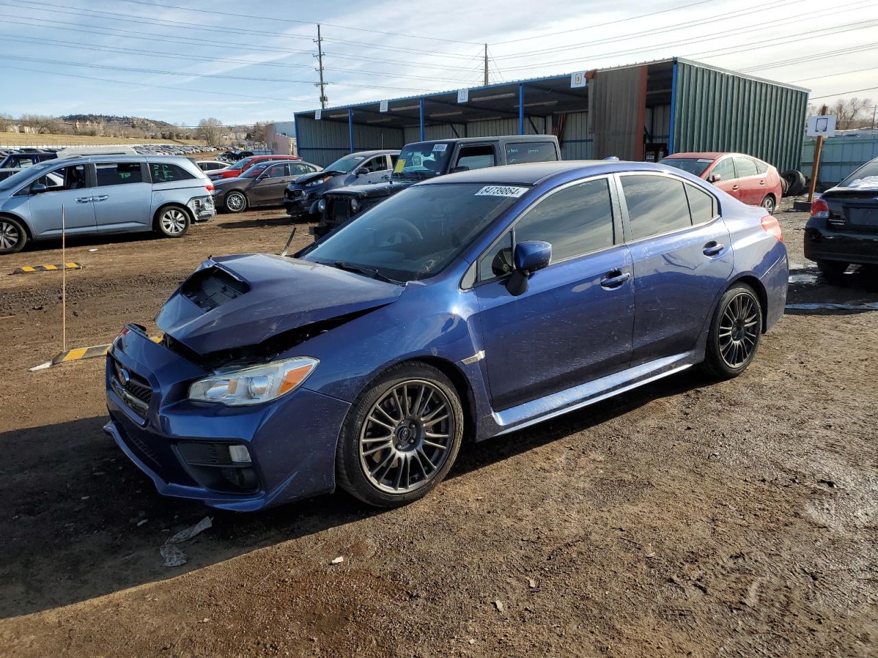 2015 Subaru Wrx VIN: JF1VA1A63F9835354 Lot: 84739864