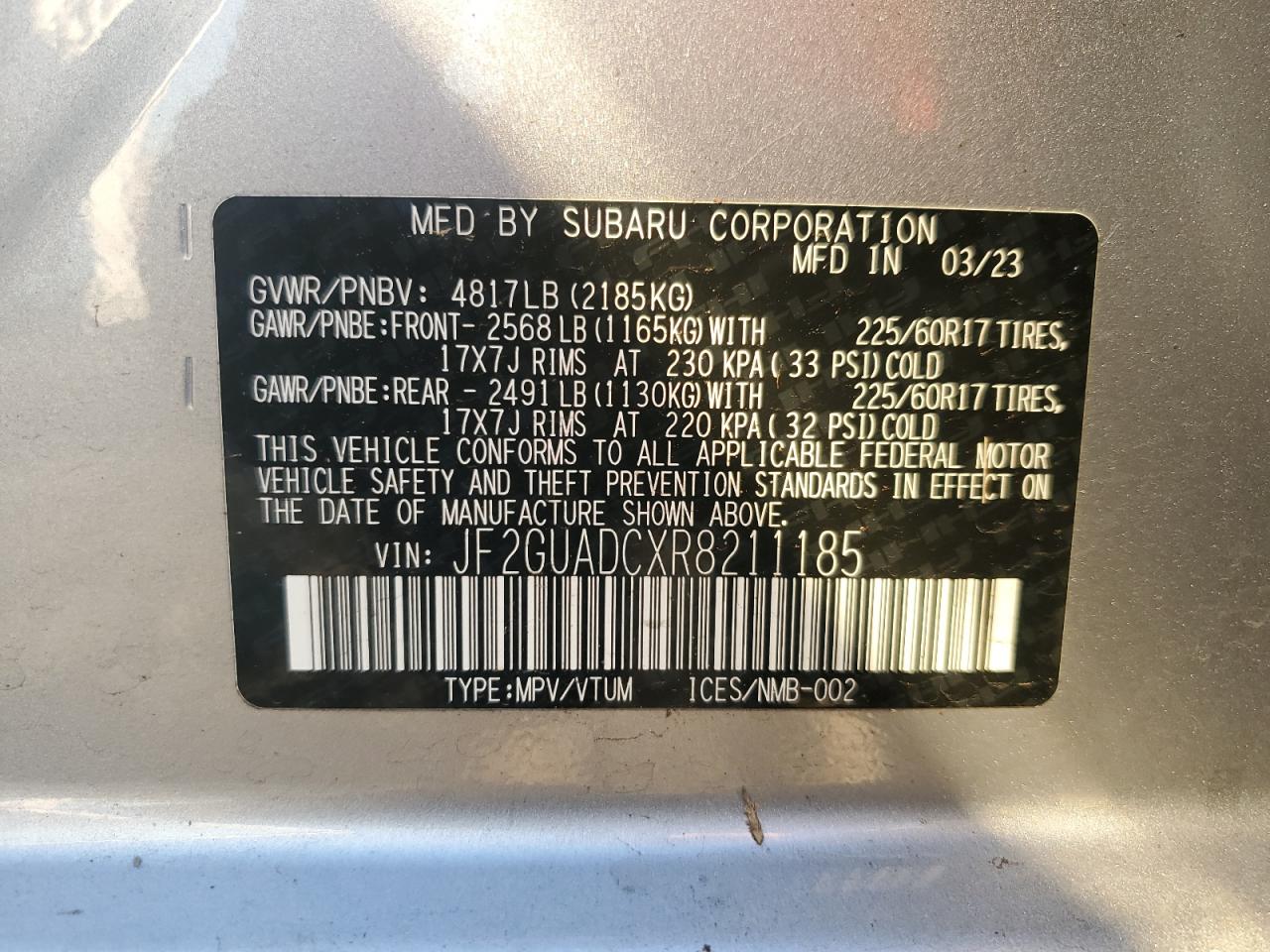 2024 Subaru XV - Image 15