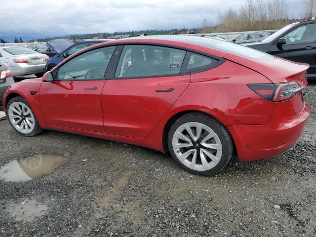  TESLA MODEL 3 2022 Красный