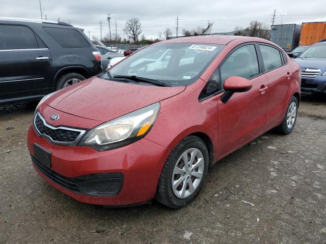  KIA RIO 2015 Красный