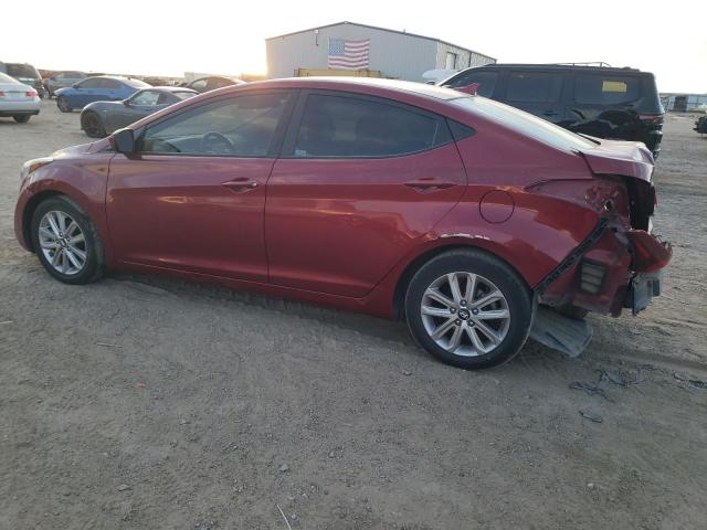  HYUNDAI ELANTRA 2015 Burgundy