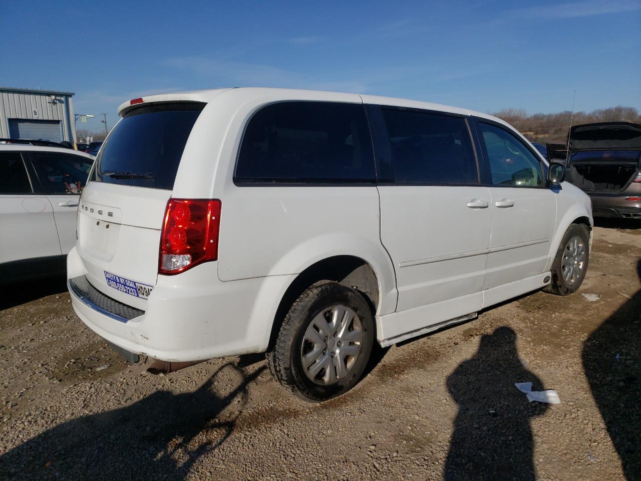 VIN 2C4RDGBG9GR124055 2016 DODGE CARAVAN no.3