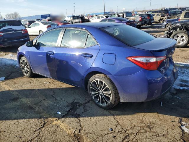  TOYOTA COROLLA 2015 Blue