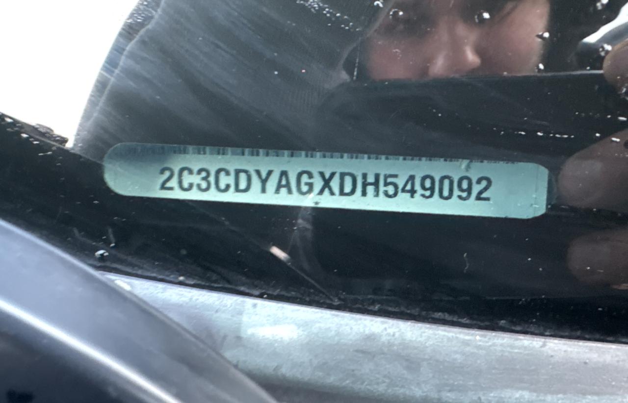 2013 Dodge Challenger Sxt VIN: 2C3CDYAGXDH549092 Lot: 84967784