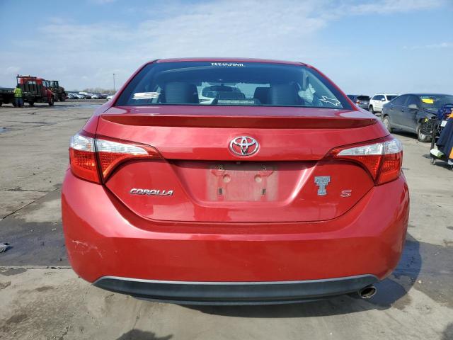  TOYOTA COROLLA 2015 Czerwony