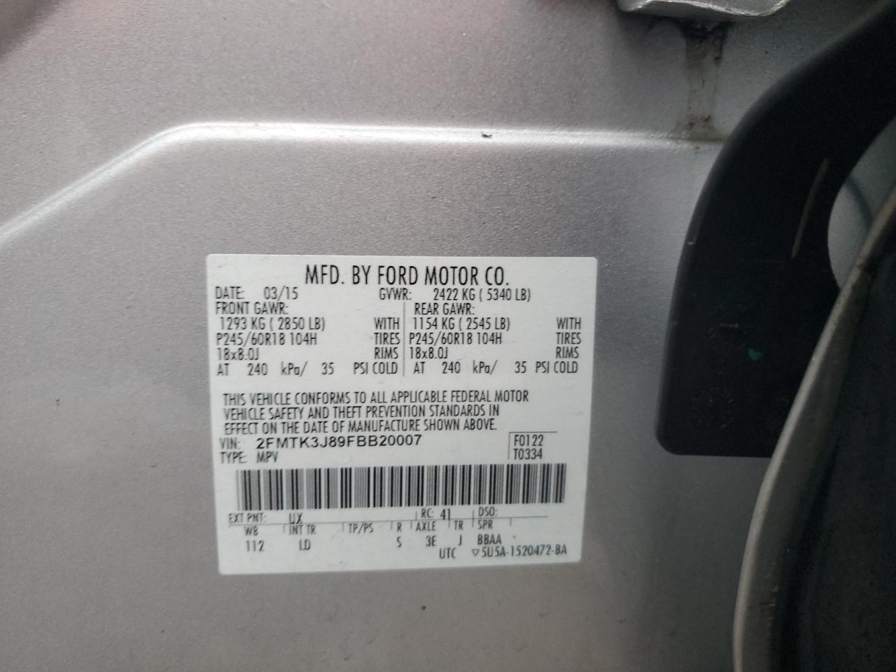 2015 Ford Edge - Image 14