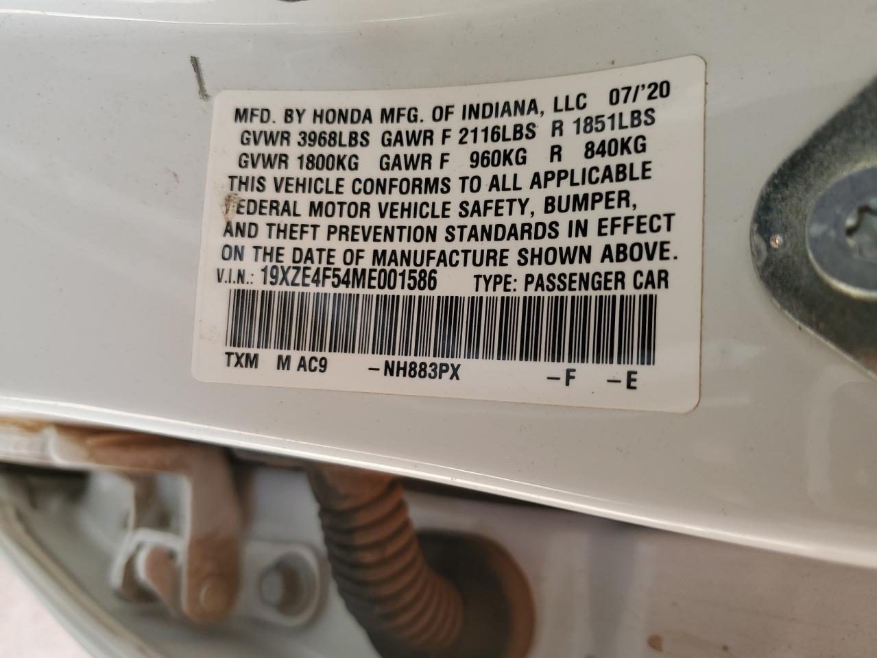 2021 Honda Insight - Image 14